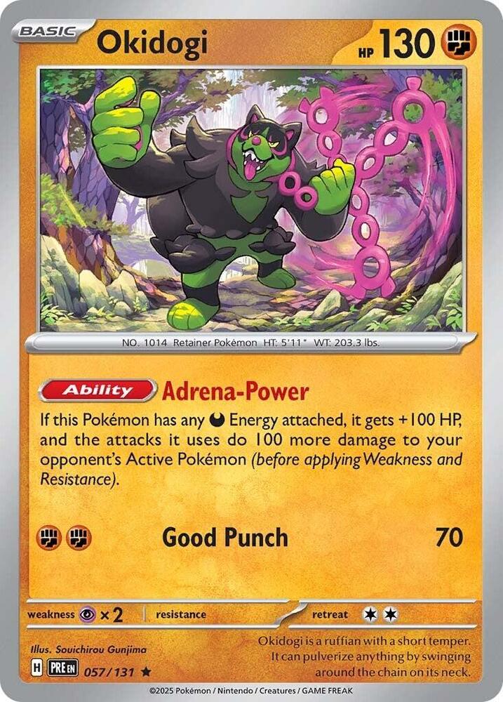 Okidogi - Rare - Holofoil - PRE EN - 057/131