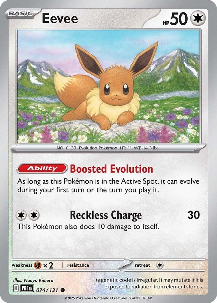 Eevee - Common - Reverse Foil - PER EN - 074/131