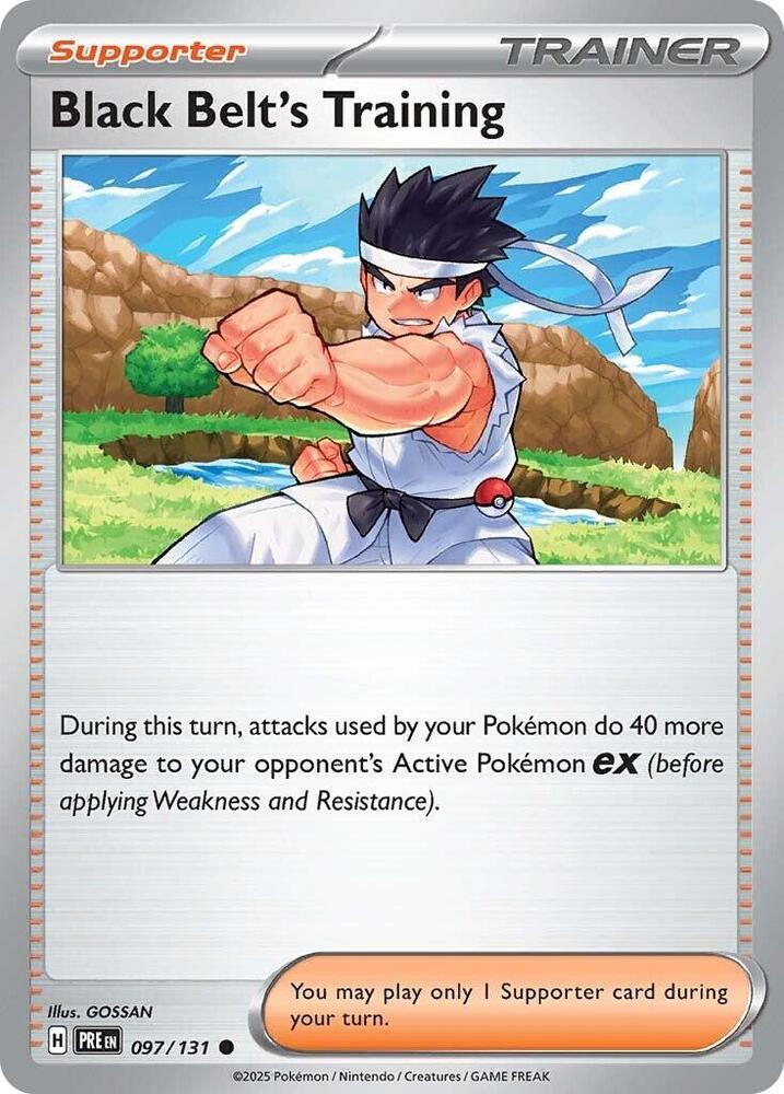Black Belt's Training - Reverse Holofoil - 097/131