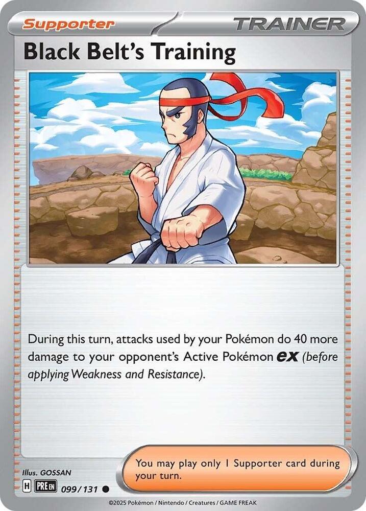 Black Belt's Training - Reverse Holofoil - 099/131