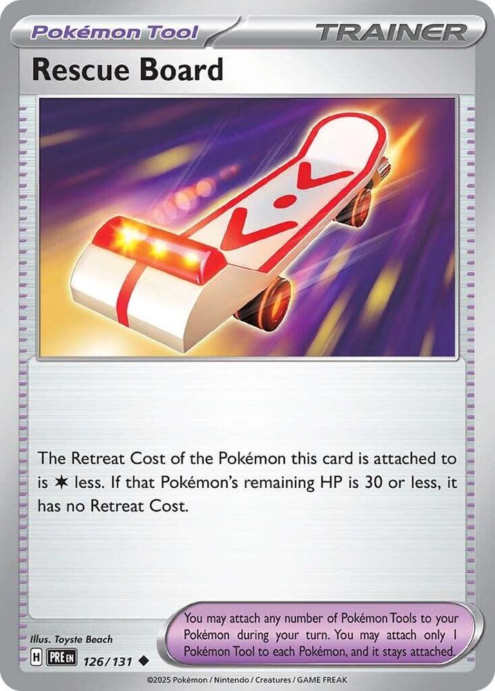 Rescue Board - Reverse Holofoil - 126/131