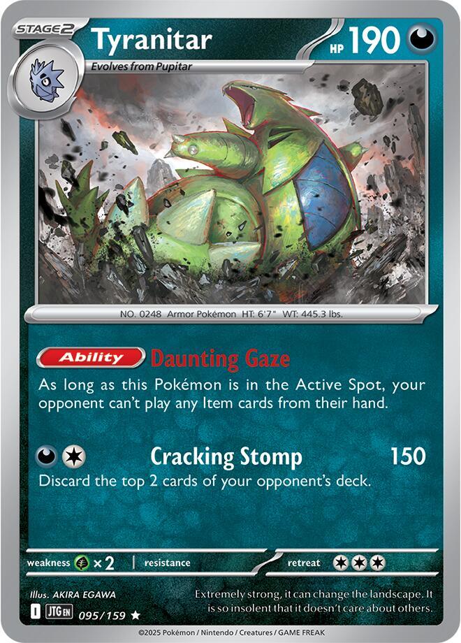 Tyranitar - Holofoil - Rare - 095/159