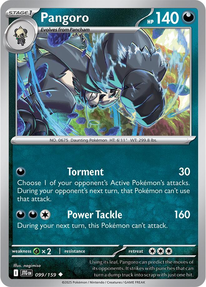 Pangoro - Reverse Holo - Uncommon - 099/159