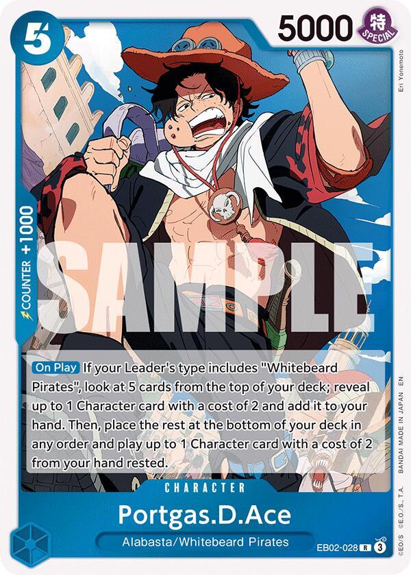 Portgas.D.Ace - Rare - Foil - EB02-028