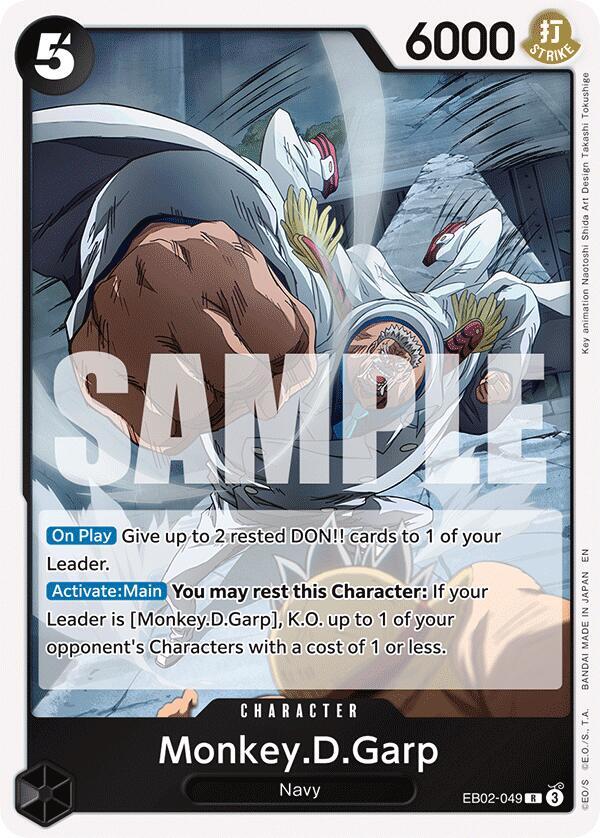 Monkey.D.Garp - Rare - Foil - EB02-049