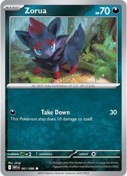 Zorua - Reverse Holofoil - 061/086