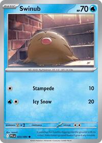 Swinub 023/094 Reverse Holo