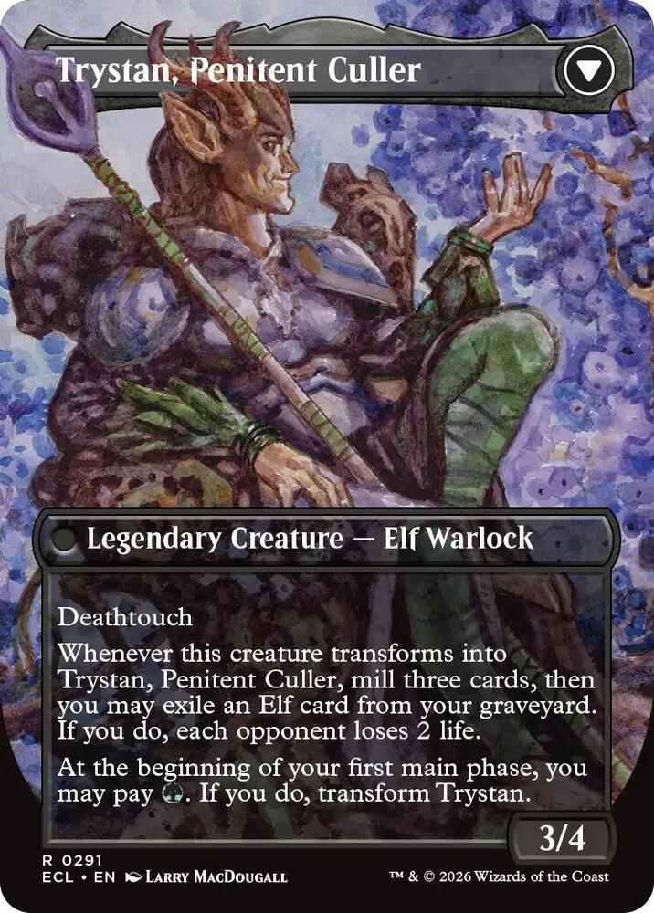 Trystan, Callous Cultivator // Trystan, Penitent Culler (Borderless)