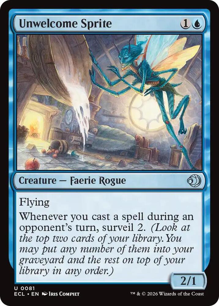 Unwelcome Sprite -0081- Foil -