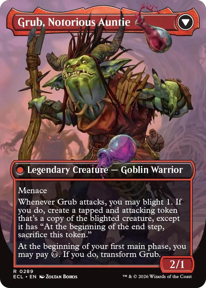 Grub, Storied Matriarch // Grub, Notorious Auntie (Borderless)
