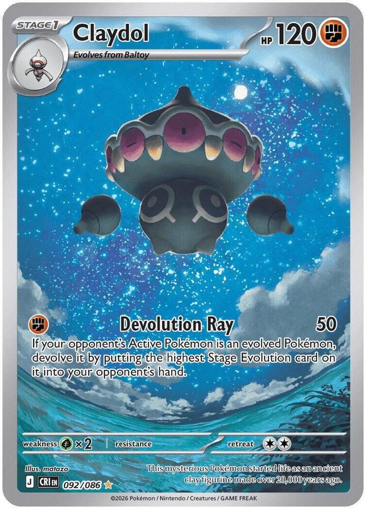 Claydol - Holofoil - 092/086