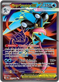 mega greninja ex- 100/086 (holofoil)