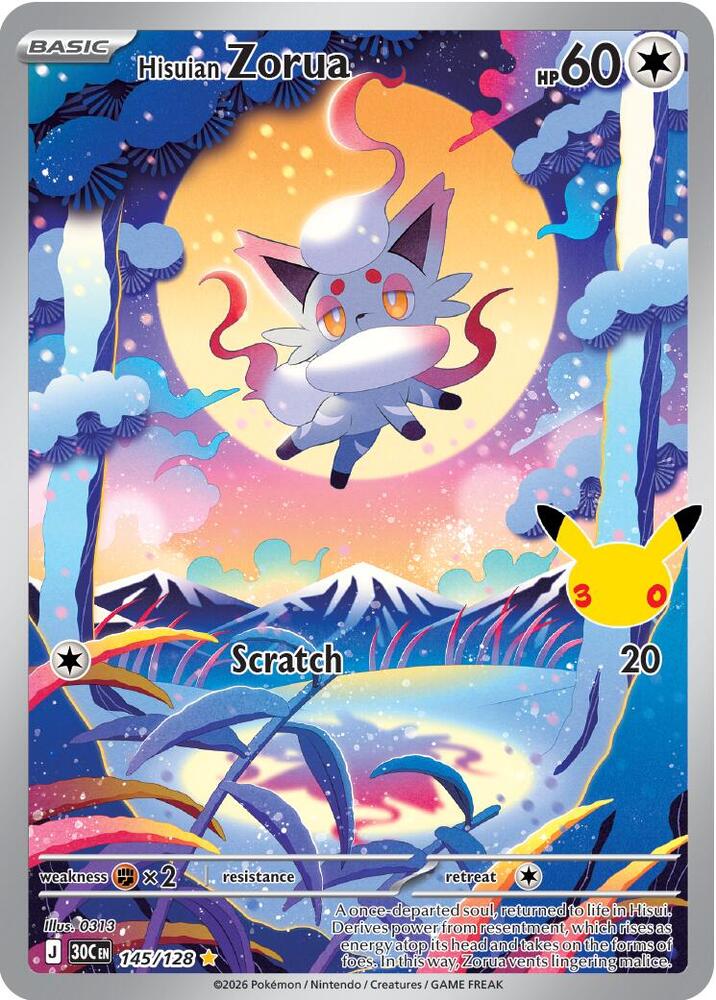 Hisuian Zorua - Illustration Rare - 145/128