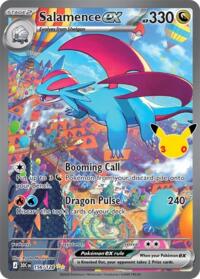 Salamence Ex - 156/128 (Holofoil 30th Celebrations)