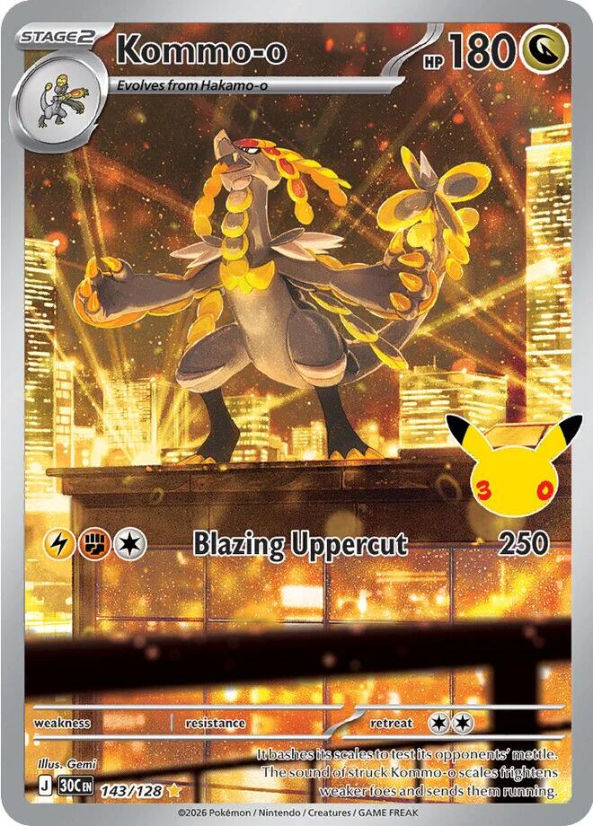 Kommo-o - Illustration Rare - 143/128