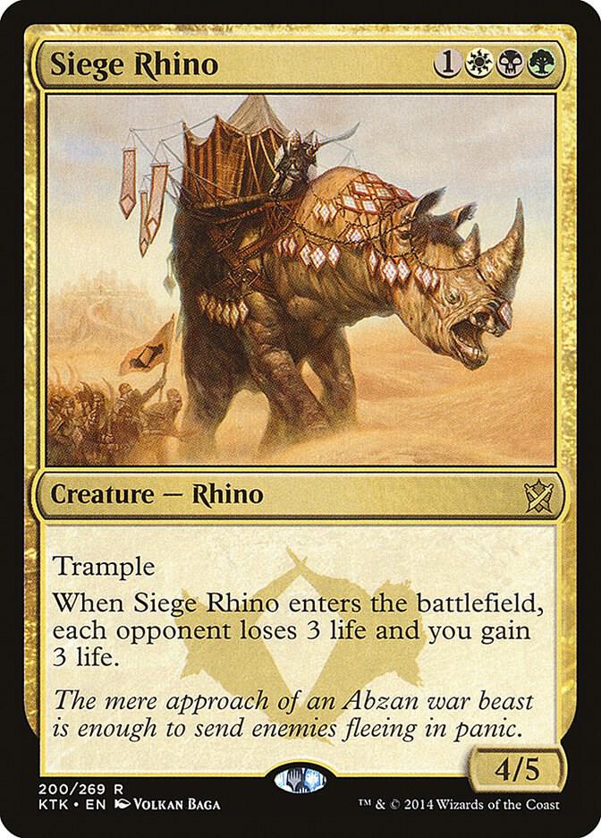Siege Rhino - Rare - 200/269