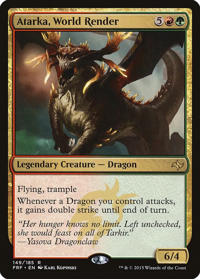 Atarka, World Render - Rare - 149/161
