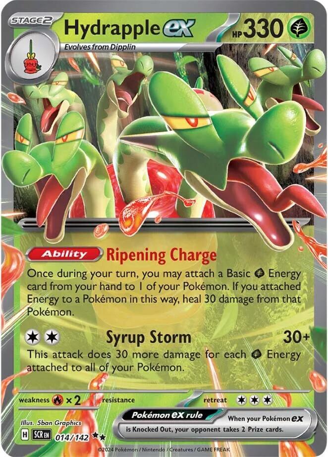 Hydrapple ex - SV07: Stellar Crown (SCR) - 014/142