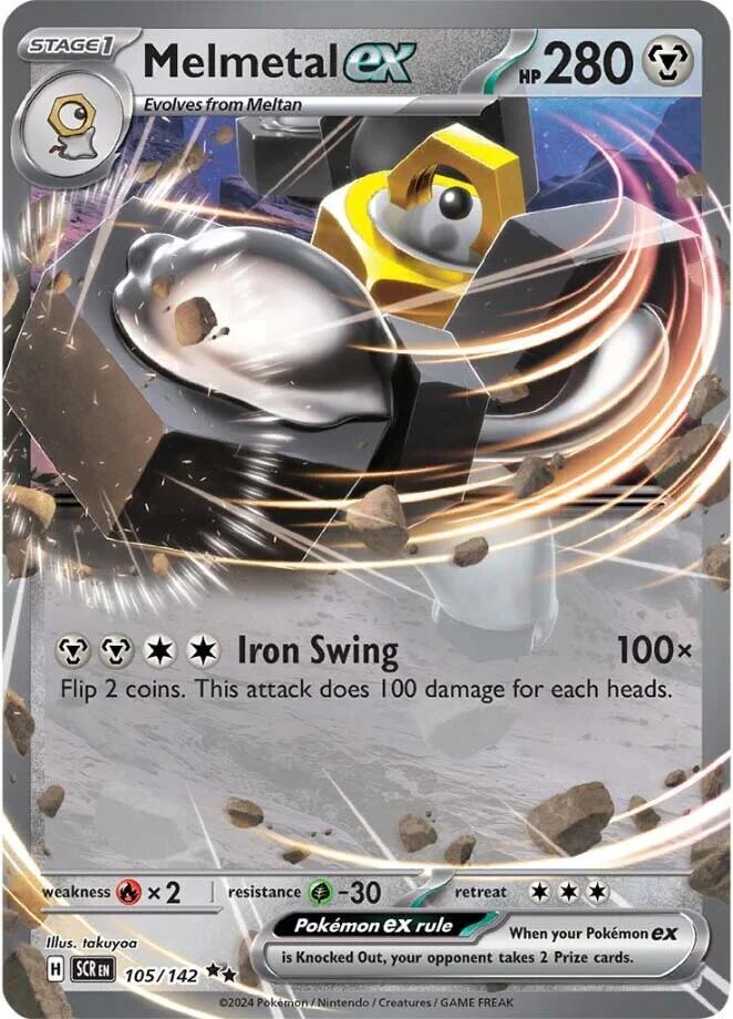Melmetal ex - SV07: Stellar Crown (SCR) 105/142