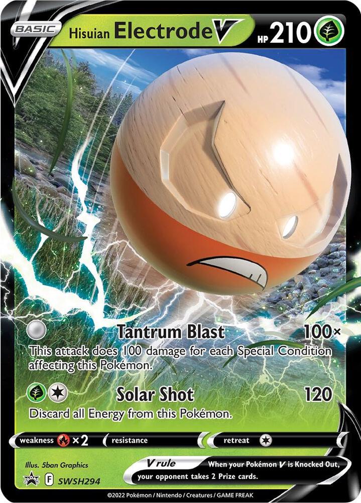 Hisuian Electrode V - SWSH294 - SWSH: Sword & Shield Promo Cards (SWSD)