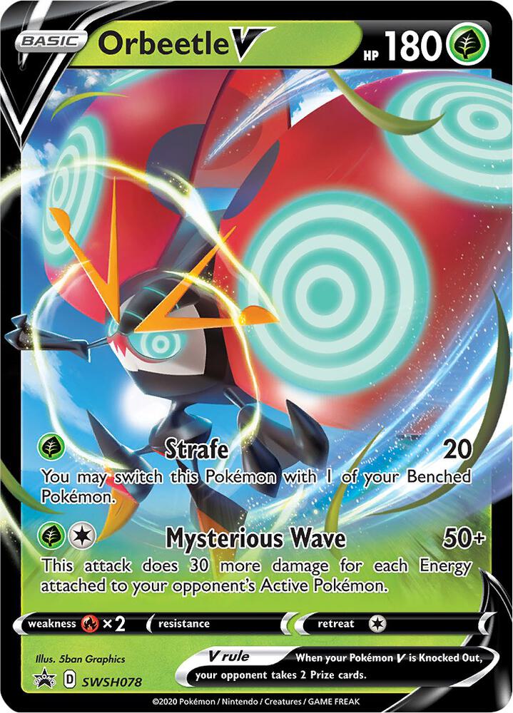 Orbeetle V - SWSH078 - SWSH: Sword & Shield Promo Cards (SWSD)