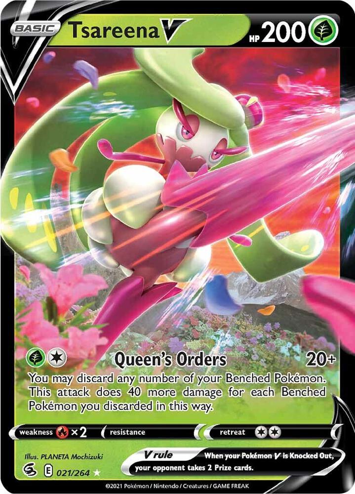 Tsareena V - SWSH08: Fusion Strike (SWSH08) 021/264