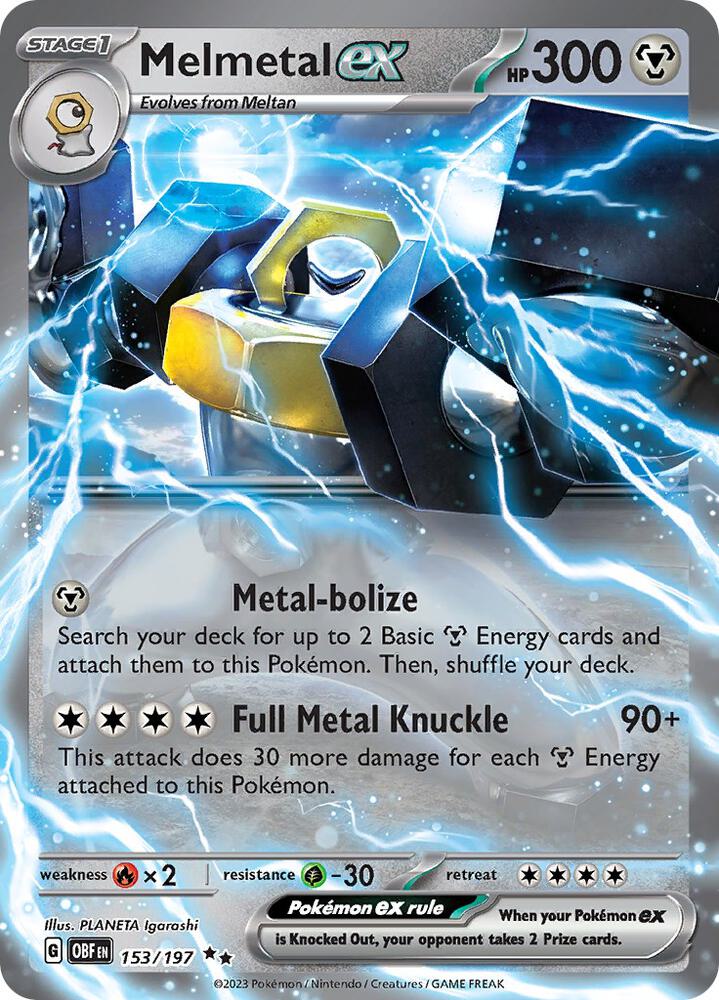Melmetal ex - SV03: Obsidian Flames (OBF) 153/197