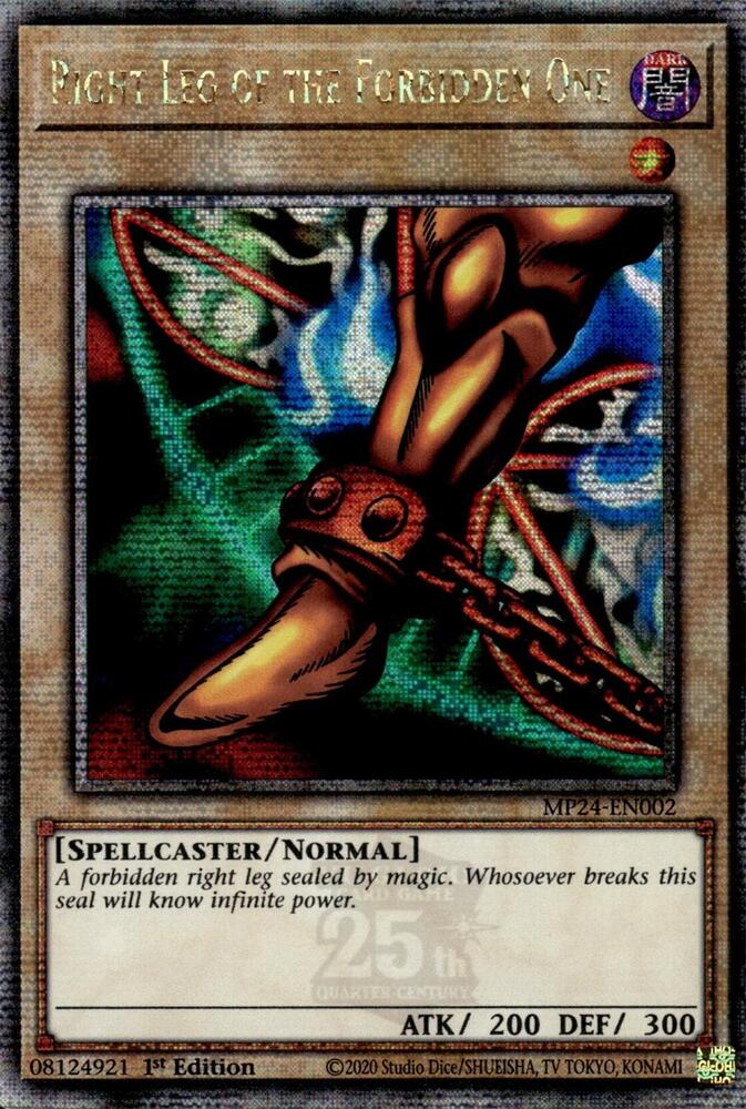 Right Leg of the Forbidden One - 1st - MP24-EN002 QCR