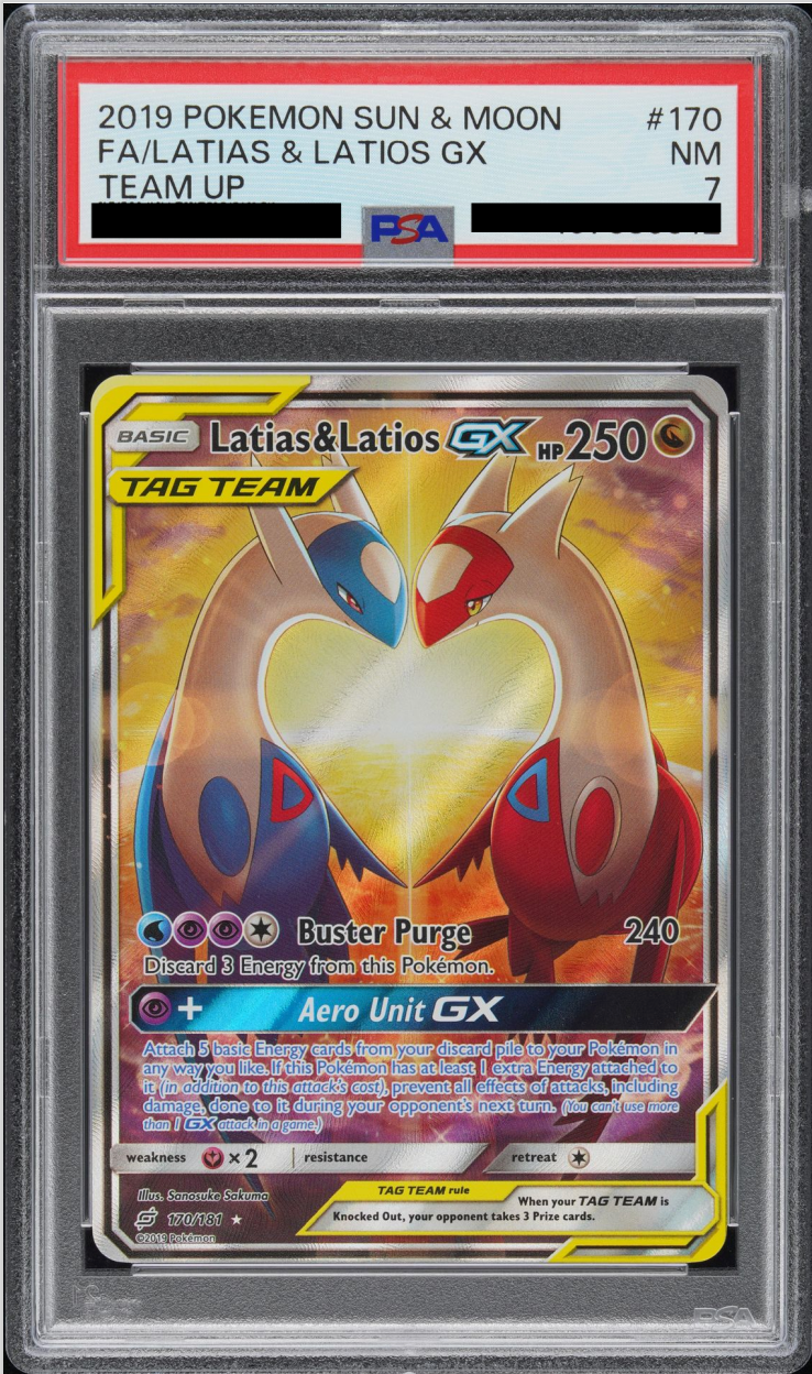 Pokemon - PSA 7 - Latias & Latios GX (Alternate Full Art)