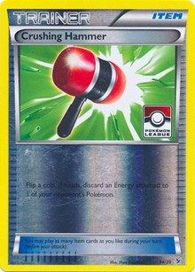 Crushing Hammer - Reverse Holofoil - 34/39 (Pokemon League Stamped)