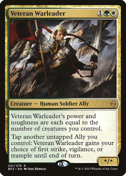 Veteran Warleader - Rare - 221/274