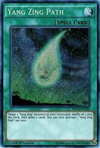 Yang Zing Path - Secret Rare - 1st Edition - MP15-EN105