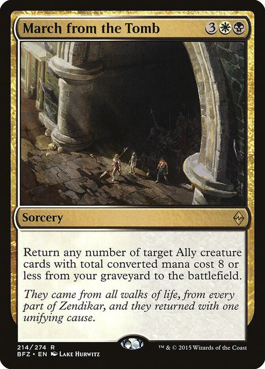 March from the Tomb - Rare - 214/274