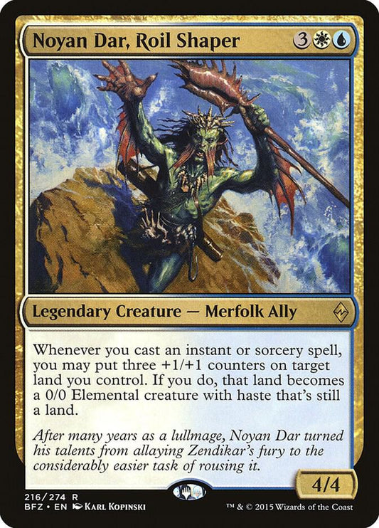 Noyan Dar, Roil Shaper - Rare - 216/274