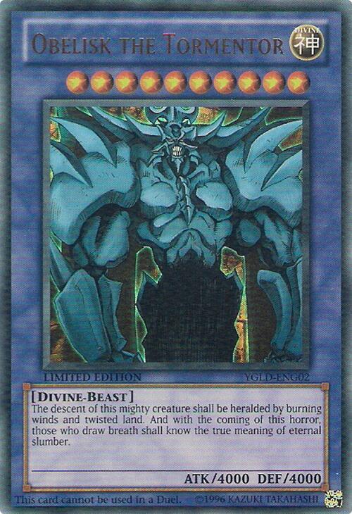 Obelisk the Tormentor - Ultra Rare - Limited - YGLD-ENG01