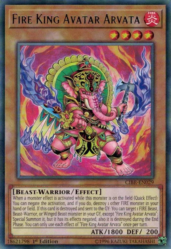 Fire King Avatar Arvata - Rare - 1st Edition - CIBR-EN029
