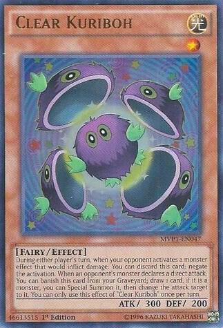 Clear Kuriboh - Ultra Rare - 1st Edition - MVP1-EN047