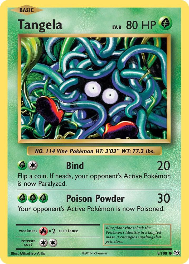 Tangela  - Common - Reverse Foil - EVO EN - 8/108