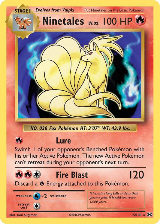 Ninetales - Rare - Foil - EVO EN - 15/108