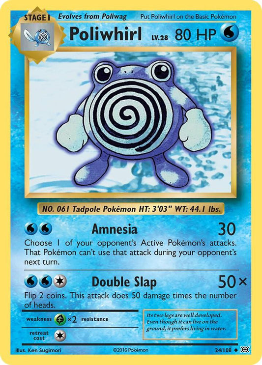 Poliwhirl - Uncommon - Reverse Foil - EVO EN - 24/108