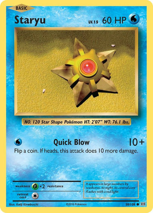 Staryu - Common - Reverse Foil - EVO EN - 30/108
