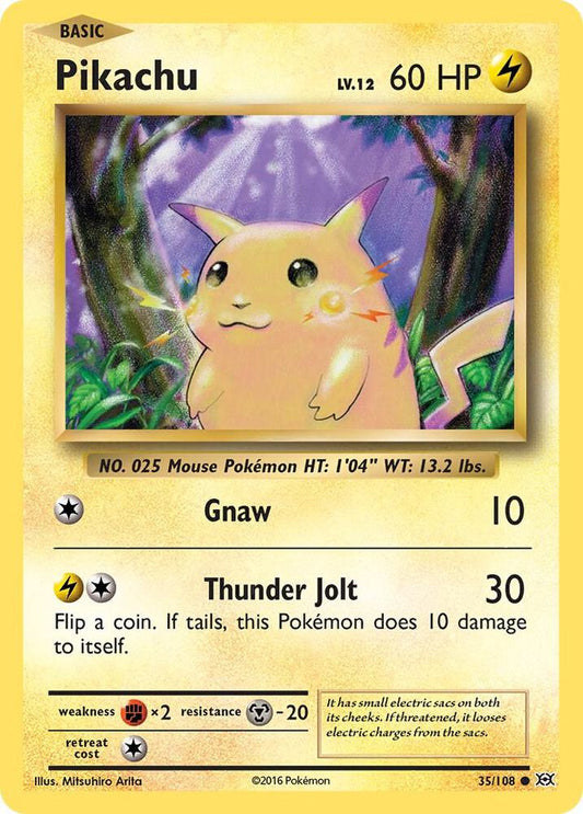 Pikachu - Common - Reverse Foil - EVO EN - 35/108