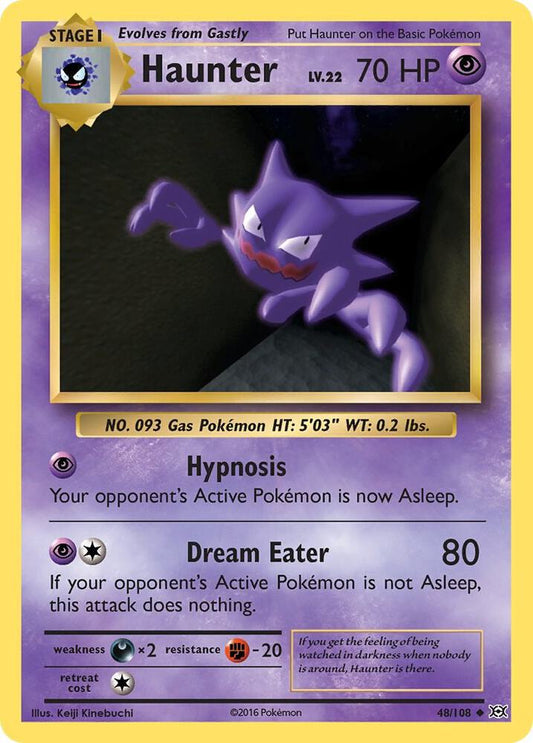 Haunter - Uncommon - Reverse Foil - EVO EN - 48/108