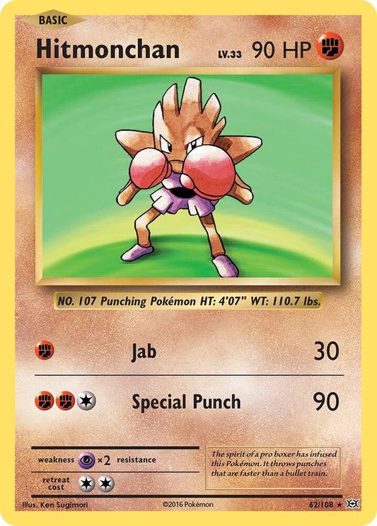 Hitmonchan - Rare - Foil - XY EN - 62/108