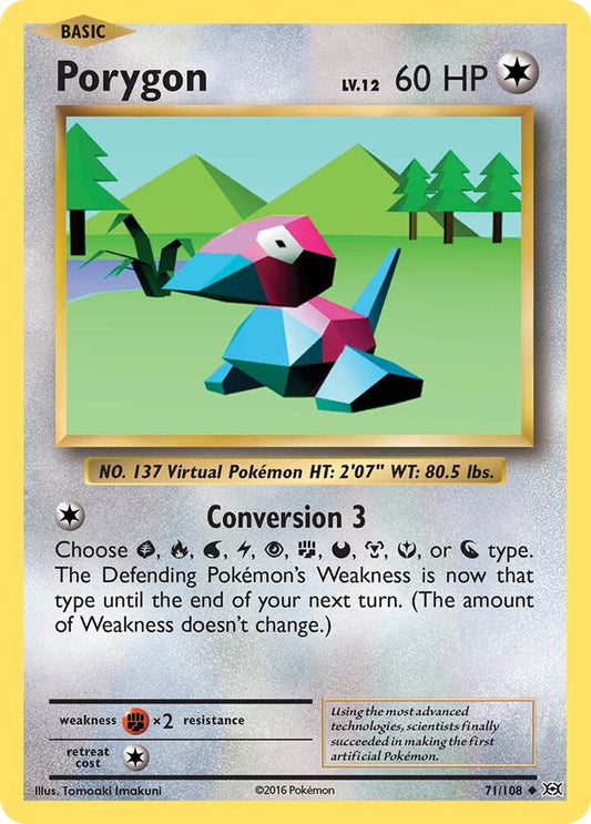 Porygon - Uncommon - Reverse Foil - EVO EN - 71/108
