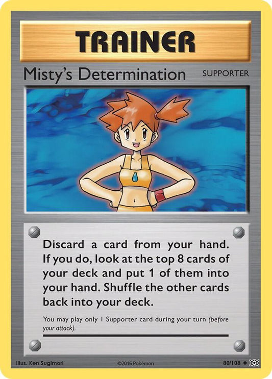 Misty's Determination - Uncommon - Reverse Foil - EVO EN - 80/108