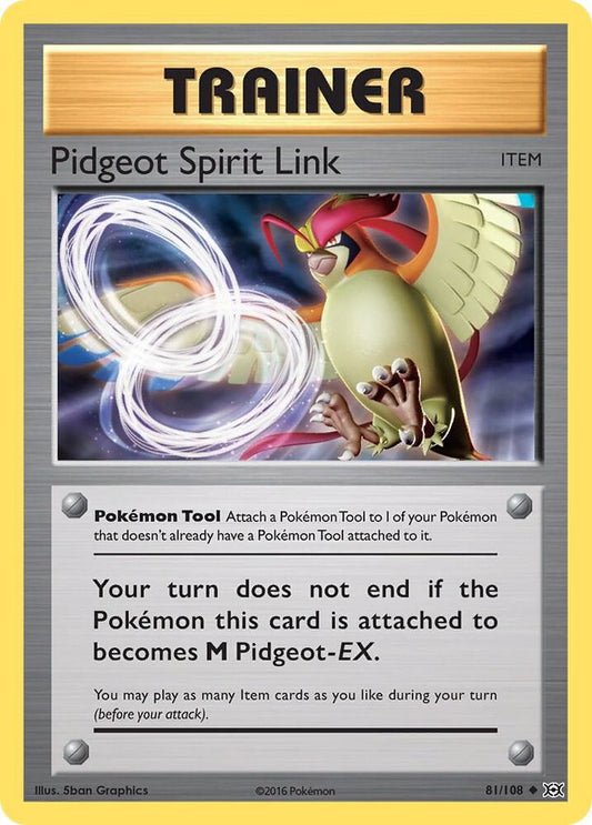 Pidgeot Spirit Link - Uncommon - Reverse Foil - EVO EN - 81/108