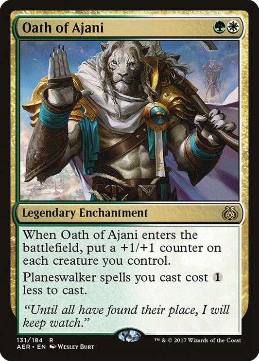 Oath of Ajani - Rare - 131/184