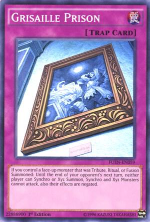 Grisaille Prison - Super Rare - 1st Edition - FUEN - EN059
