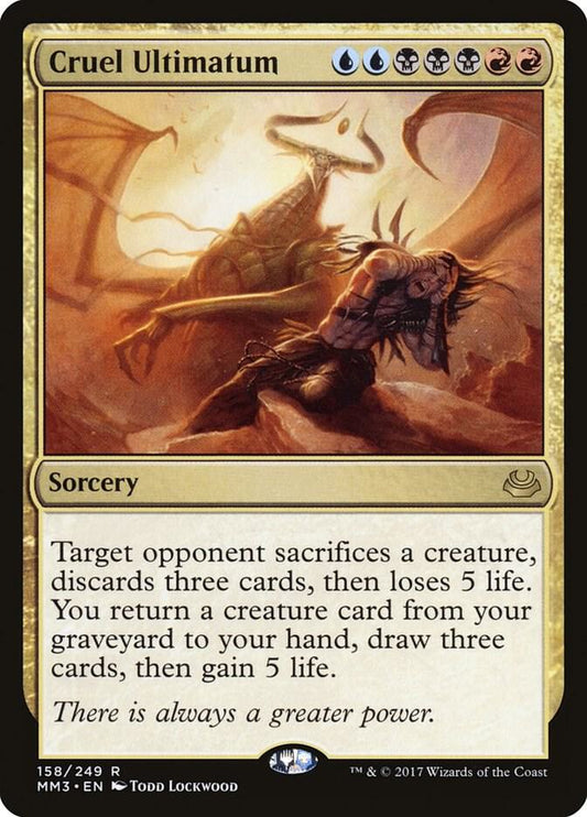 Cruel Ultimatum - Rare - 158/249